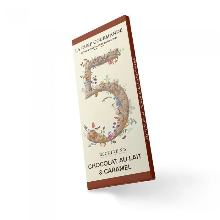 Tablette de Chocolat Au Lait au Caramel & Fleur de Sel 90g | Les  Gourmandises d'Amatxi